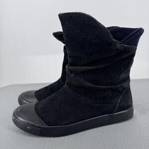 Rare Nike Glencoe Warrior Black Slouch Boots Womens 9 Suede 472303-060
